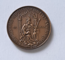 1983. Commemorative medal for the 800th anniversary of the founding of Szentgotthárd(84)