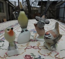 Bird figure porcelain 2 small birds from Aquincum !!!!