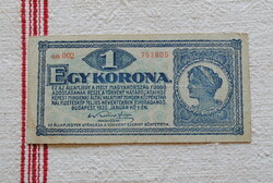 1 Korona 1920 5db VF