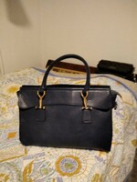 Anna grace new imitation leather blue women's bag