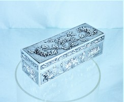 Dreamy, antique silver box, Russian, ca. 1890!!!