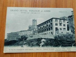 Antique postcard, Grand Hotel Windsor, Assisi, approx. 1915-1920