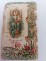 Irma card 1910 Esztergom rarity holy image