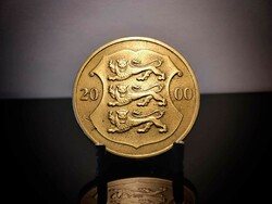 Estonia 1 krone, 2000