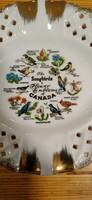 Decorative bowl, bird