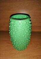 Retro Bubble Green Plastic Vase 1970s - 12.5 cm (18/d)