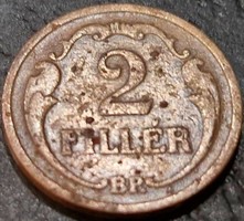Hungary 2 pennies, 1927.