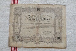 10 Forint Kossuth banknote 1848 vg