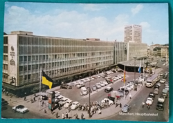 Germany, Munich, hauptbahnhof skyline, postcard