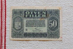 50 Filér (18) 1920 ef-