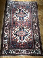 Old handmade persian carpet wool Caucasian nomad adler kazakh chelaberd