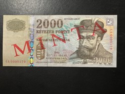 2000 forint  2010. MINTA.  UNC!!