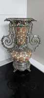 Antique family sealed Zsolnay vase