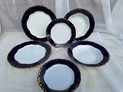 Zsolnay pompadour plate set for 2 people