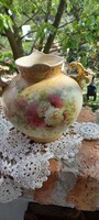 English vase - Devon - floral in the circle