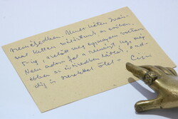Manuscript autograph letter of writer Géza Ottlik to literary historian Vargha Kálmán !!