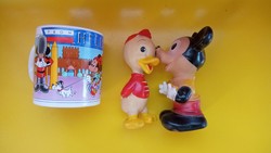 Walt disney figures and mug