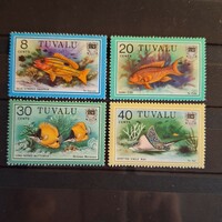 1979. Tuvalu - fish - postman (v-21.)