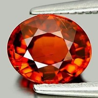 Genuine 100% Natural Reddish Orange Spessartine Garnet Gemstone 1.30ct (vsi)!! Its value: HUF 45,500!