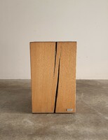 Solid wood block seat, pedestal, stand, storage