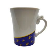 Hollóháza blue-gold coffee bean tchibo family mug
