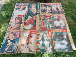 12 Pcs. Girlfriend magazine in one (1971-1984)