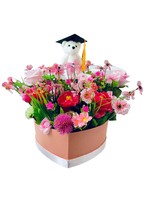 Graduation flower box - a prosperous future