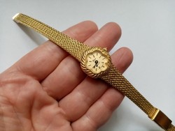 Vintage gold-colored Hermes women's wristwatch for sale