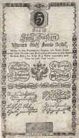 5 forint / gulden 1806 javított 1.