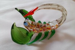 Murano glass crab