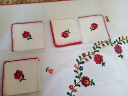 Old embroidered tablecloth...