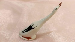 Porcelain goose, hand painted.