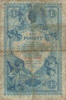 1 forint / gulden 1888 eredeti tartás 1.
