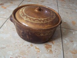 Old pot with lid