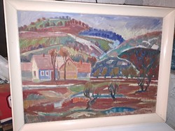 Platthy György képcsarnokos festménye
