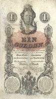 1 Forint / gulden 1858 corrected