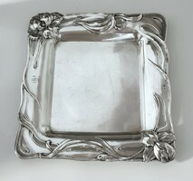 Viennese Art Nouveau silver tray (331 g)
