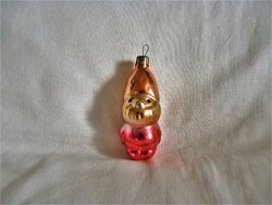 Old glass Christmas tree decoration - dwarf!