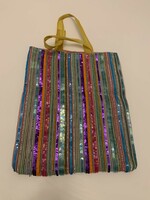 Special large sequined beaded shopping bag