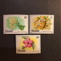 1981. - Rwanda - flowers-postman (v-31.)
