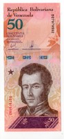 50     Bolivares   2018     Venezuela