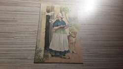 Antique greeting postcard.