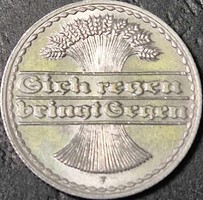 Németország, 50 pfennig, 1920. F