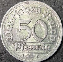 Germany, 50 pfennig, 1920. D.