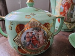 Porcelain tea set, old Czech