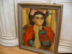 Béla Czóbel oil painting