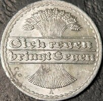 Germany, 50 pfennig, 1922. A.