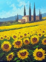 Tuscan summer - painting