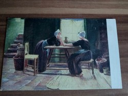 Antik művész képeslap, Rotophot, Magyar Művészet, postatiszta