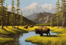 Yellowstone - painting